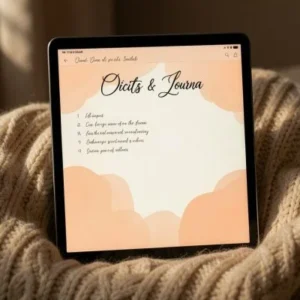Autumn Reflection Interactive Journal & Planner
